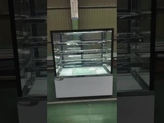 Equipamento de refrigeração de padaria com vidro frontais anti-nevoeiro de vidro triplo