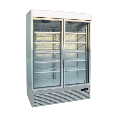 Refrigerador de vidro da cerveja da porta das prateleiras 5PCS com o compressor independente de Secop