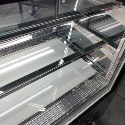 Refrigerador de venda horizontal comercial com espaço interno grande