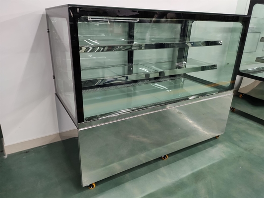 Refrigerador comercial da exposição da pastelaria com o termostato de Dixell Digital