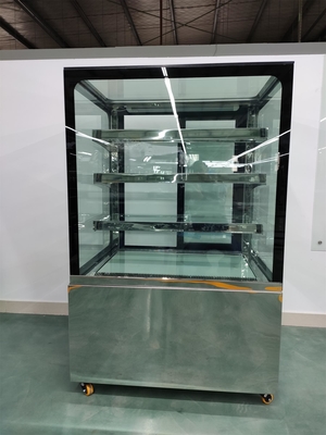 Mostra refrigerada exposição da pastelaria com vidro de Front Straight Triple Glazed Anti-Fog