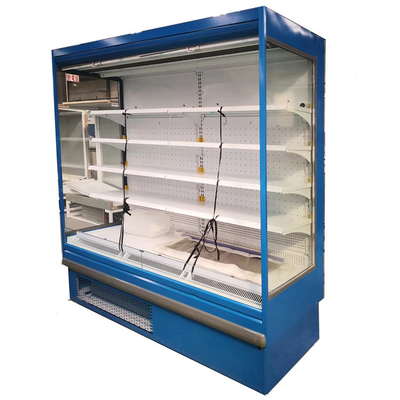 A loja do fruto abre cortinas de Front Display Cooler With Night