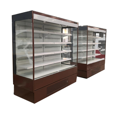 Armazéns de exibição de cortinas ao ar livre de supermercados personalizados