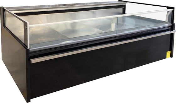 Equipamento de refrigeração com porta de vidro frontal recta com elevador