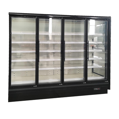 Frigoríficos de bebidas de lojas de conveniência com portas de vidro anti-nevoeiro de vidro duplo sem quadro