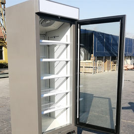 Refrigerador 220V 50H da bebida da porta do congelador de vidro ereto comercial da porta único