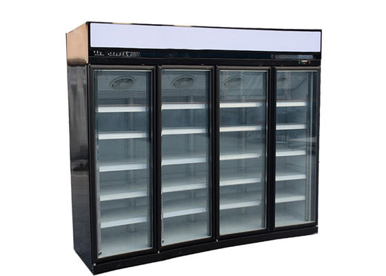 REFRIGERADORES, CONGELADORES & REFRIGERADORES DE VIDRO eretos da PORTA do refrigerador 1700L R134a da exposição da porta do vidro 4