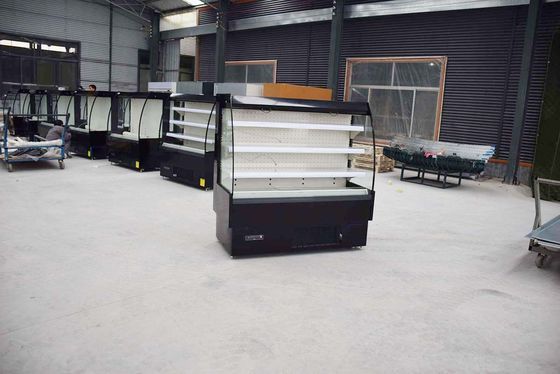 R290 de degelo 660mm refrigerou o refrigerador aberto da exposição