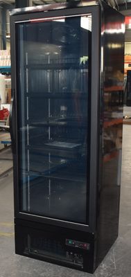 Congelador de vidro ereto refrigerando ventilado da porta para o gelado
