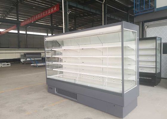 O refrigerador aberto de Front Air Cooling Multideck Display automático degela
