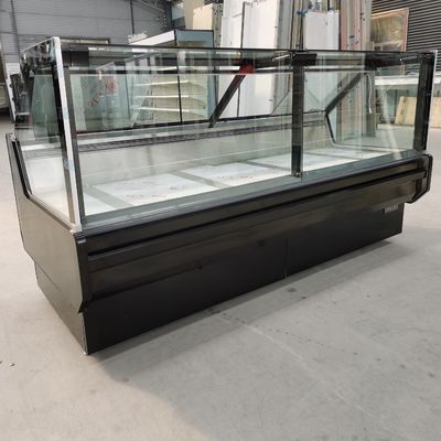 CommercialFan que refrigera o refrigerador da exposição da carne do ângulo R290 direito para o supermercado