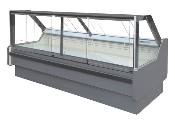 Vitrina refrigerada supermercado fino R404a com o controlador de temperatura de Digitas