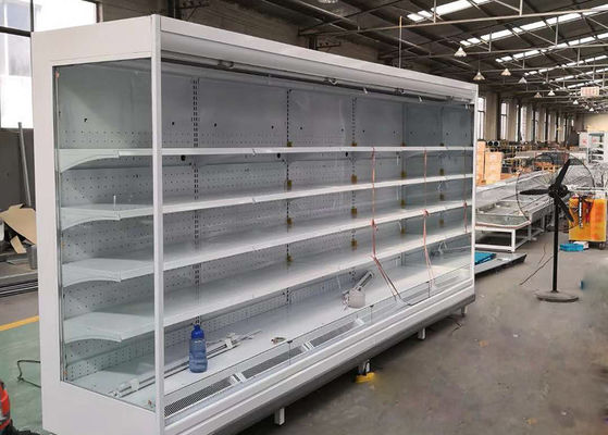 Refrigerador remoto de poupança de energia auto 5pcs de degelo de R448a Multideck acima da prateleira