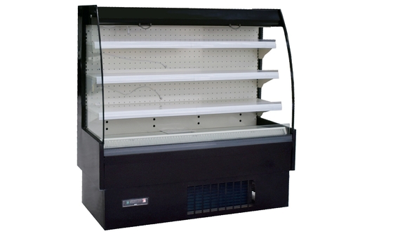 Refrigerador R404a da exposição de Multideck da loja com diodo emissor de luz