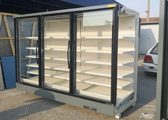 Prateleiras de vidro comerciais do refrigerador 5 da porta do hipermercado para a bebida da cerveja da bebida