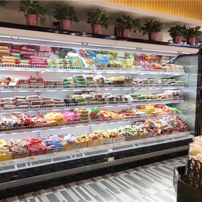 Leiteria aberta e bebida de R404a Front Display Fridge For Vegetable