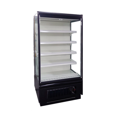 Vitrinas refrigeradas varejos com o diodo emissor de luz que ilumina o carregamento e o descarregamento fáceis