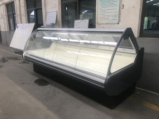 Refrigerador da exposição da carne de R404a com compressor de Embraco
