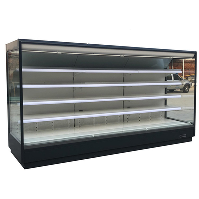 Refrigerador aberto vertical da exposição de Multideck para o supermercado com 5 camadas arquivar ajustável para bebidas