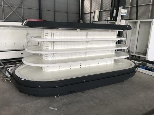 Refrigerador aberto semi alto da exposição de Multideck com 3 camadas arquivar ajustável