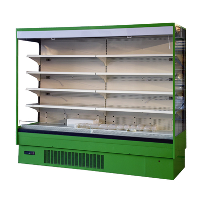 Fã que refrigera a vitrina refrigerada aberta de Multideck para o supermercado