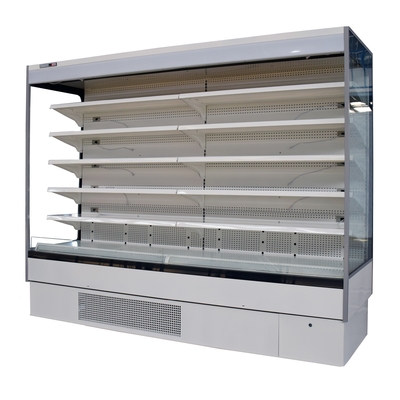 5 camadas da carne aberta vertical de Front Fridge Transparent Glass For
