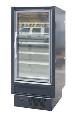 Multideck articulou o refrigerador da exposição da porta de vidro de deslizamento com compressor de Secop